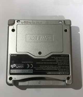 Nintendo Game Boy Advance SP Plata