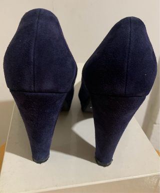 Decolleté donna MARC.MARZIALI blu tacco 37