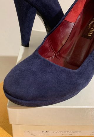 Decolleté donna MARC.MARZIALI blu tacco 37