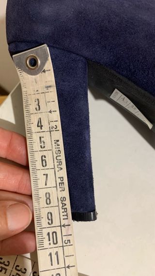 Decolleté donna MARC.MARZIALI blu tacco 37