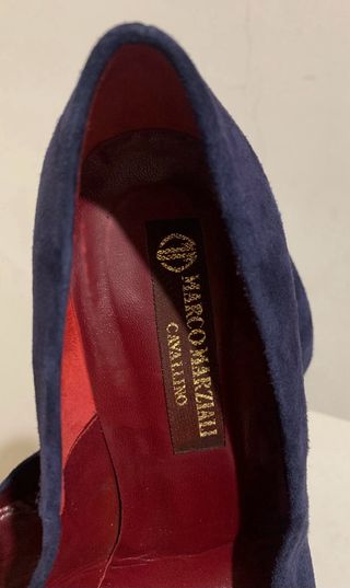 Decolleté donna MARC.MARZIALI blu tacco 37