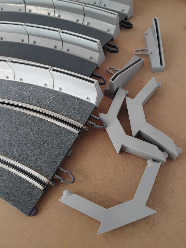 Scalextric curva peraltada