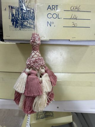 Passamaneria nappa fiocco porta chiave medio 2