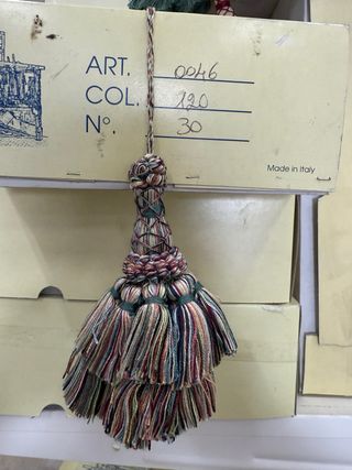 Passamaneria nappa fiocco porta chiave medio 2