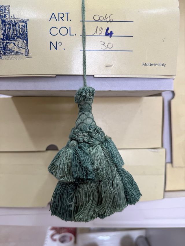 Passamaneria nappa fiocco porta chiave medio 2