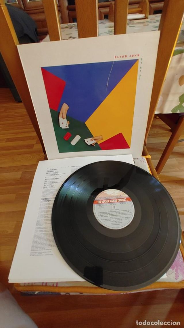 Elton John - 21 at 33 LP con encarte