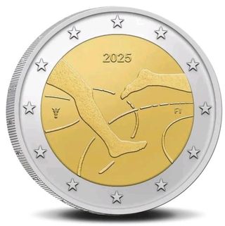 Moneda 2€ Finlandia Atletismo 2025