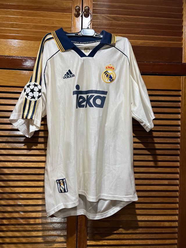 Camiseta Real Madrid Adidas 7Raul Teka Champions