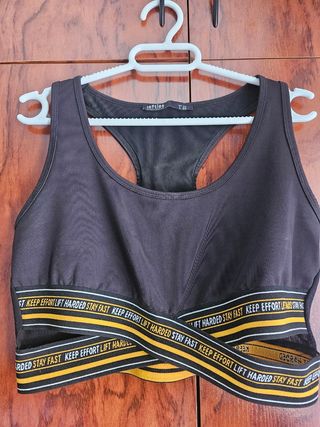 Top deportivo Lefties negro