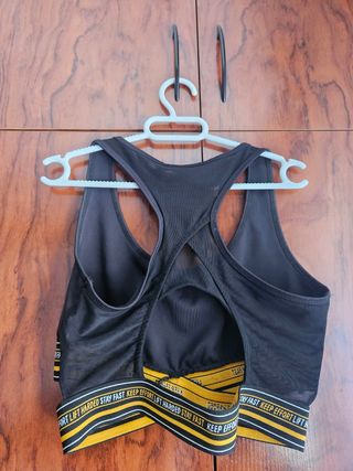 Top deportivo Lefties negro