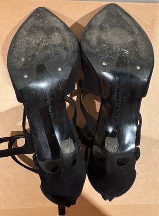 Zapatos de tacón Zara negros