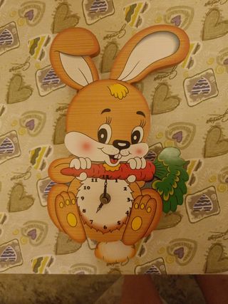 Reloj Conejo Bartolucci Madera