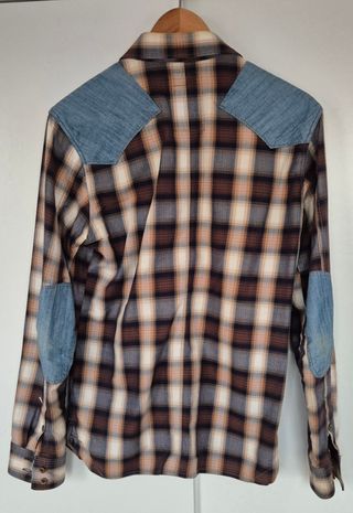 Camisa de cuadros y denim G-star