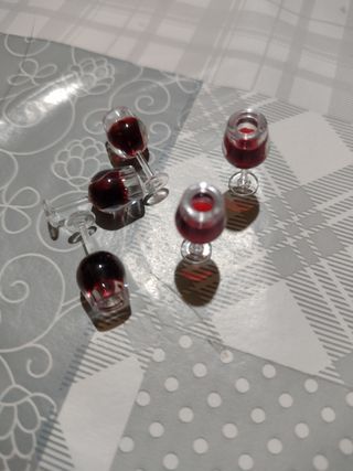 Copas de vino de juguete para Barbie