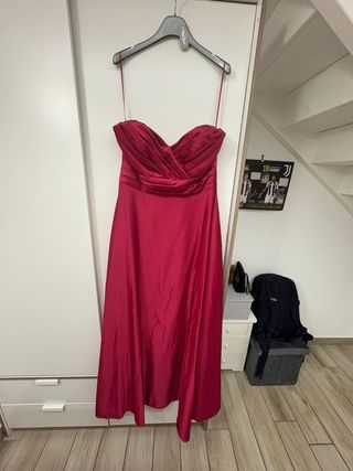 Abito cerimonia rosso taglia 46