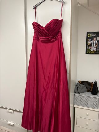 Abito cerimonia rosso taglia 46