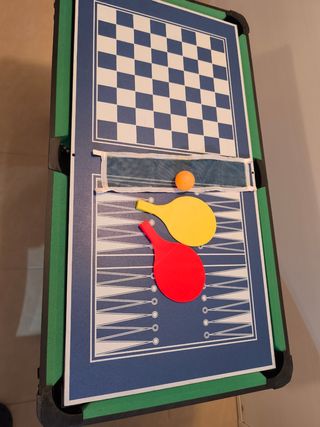 Mesa multijuegos 6 en 1 para niños