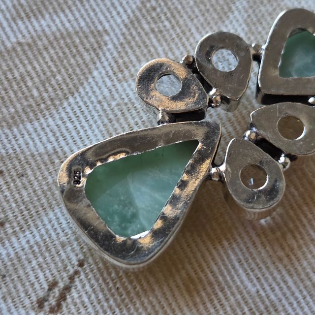 Colgante Plata 925 Angelita y Topacio Multicolor