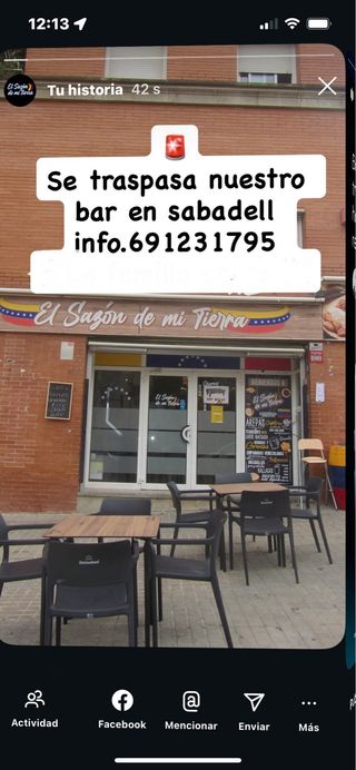 Traspaso Bar-Restaurante en Sabadell
