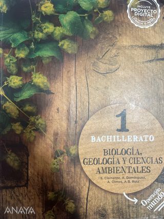 Biología, Geología y Ciencias Ambientales 1.
