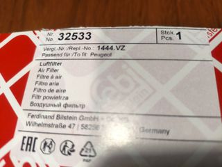 Filtro de Aire Coche Febi Bilstein Ref. 32533