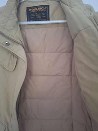 Abrigo Woolrich Beige