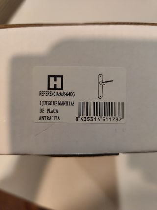 Manilla de puerta derecha antracita