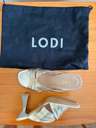 Sandalias Lodi Doradas Talla 38