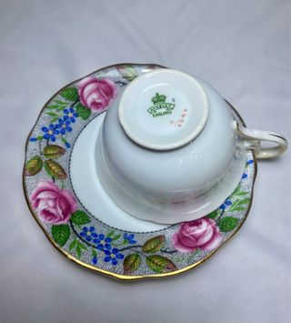 Taza de té porcelana inglesa Aynsley