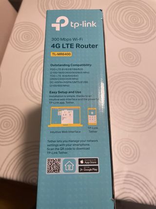 TP-Link Router Wi-Fi 4G LTE TL-MR6400