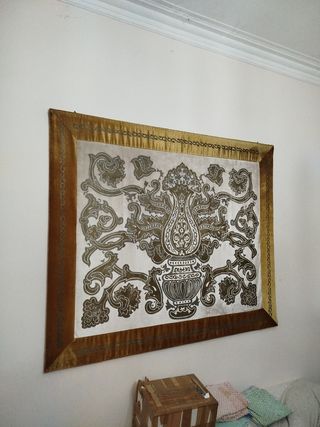 Arazzo con decorazioni oro stile francese