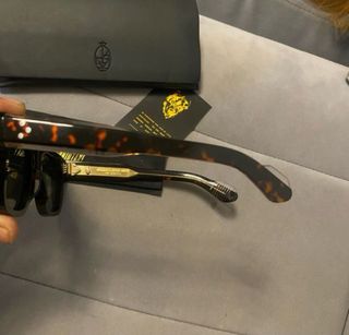 Jacques Marie Mage Gafas de Sol Negras Nuevas
