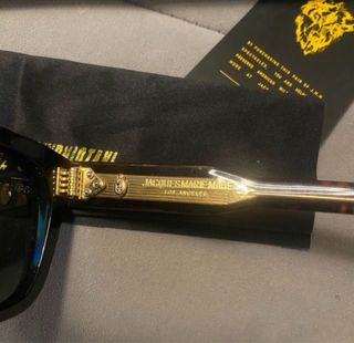 Jacques Marie Mage Gafas de Sol Negras Nuevas