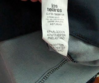 Falda cruzada azul con cinturón