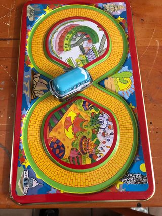 Giocattoli da moto in latta con sidecar 25€ unitario