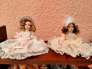 Colección 12 Muñecas Porcelana Francesas