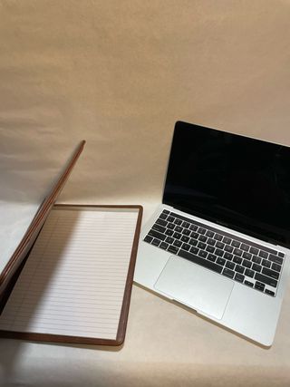 Portafolio Ejecutivo Bi-piel Marrón con bolsillos 