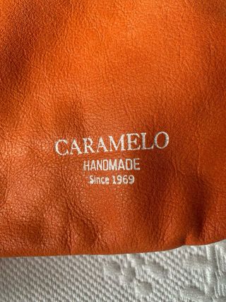 Bolso Caramelo Naranja Cadena Multicolor