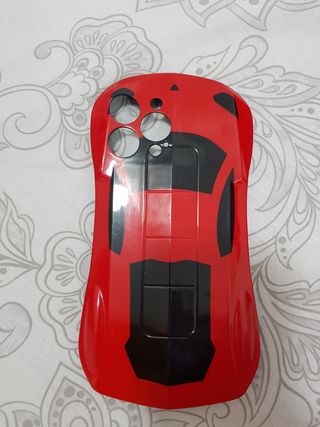 Funda iPhone 13 Pro Max Diseño Coche Rojo