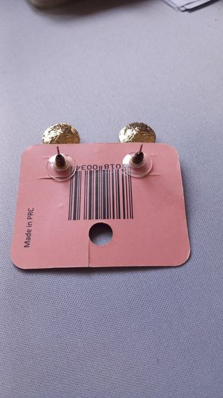 Brincos Kinkanto Rosa Claro com Pedras Brilhantes