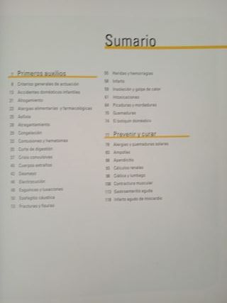 Prevención y primeros auxilios (2 libros)