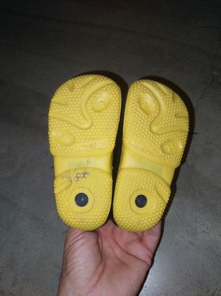 Stivaletti pioggia bambino neri gialli