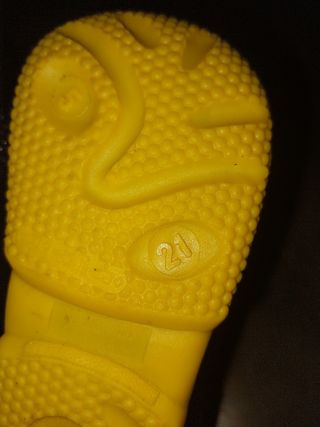 Stivaletti pioggia bambino neri gialli