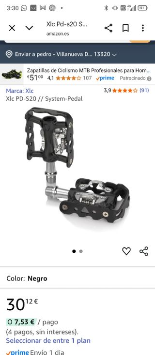 Pedales de Bicicleta Automáticos