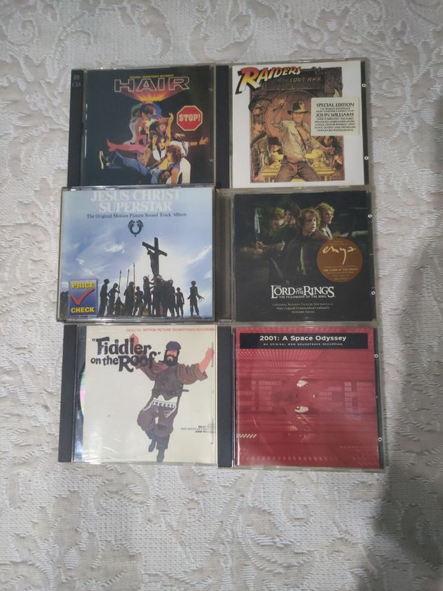 7 CDs Bandas Sonoras Películas