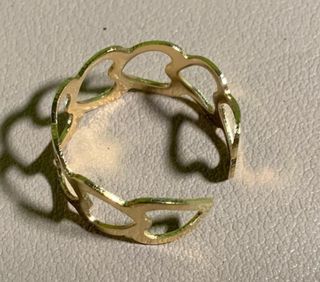 Lote Anillos de bisutería dorados y plateado