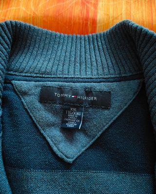 Jersey Tommy Hilfiger XXL Rayas Azul