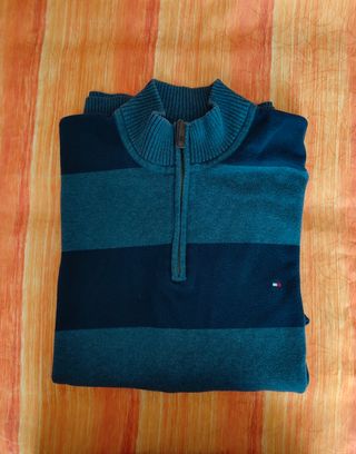 Jersey Tommy Hilfiger XXL Rayas Azul