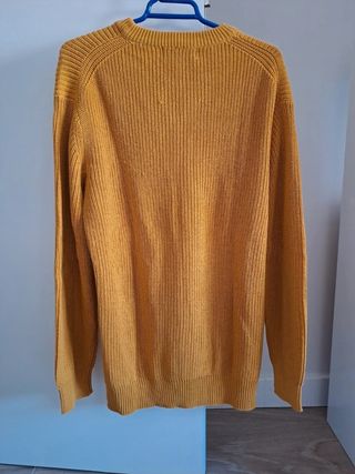 Jersey Bershka amarillo hombre