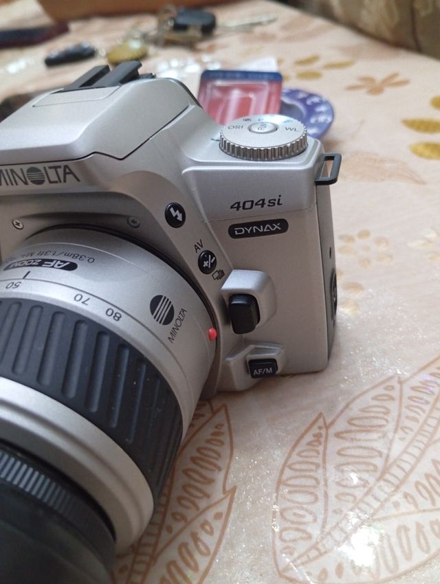 Macchina fotografica Minolta argento